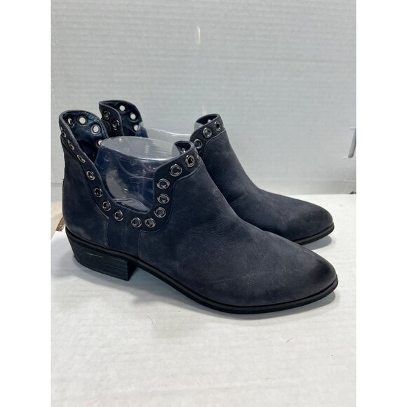 Giani Bernini Womens Nubuck Ankle Boots With Eyelet Trim Size 8M - Picture 1 of 8